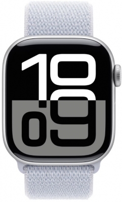 Apple Watch 10 GPS, Carcasa Aluminium, Sport Loop